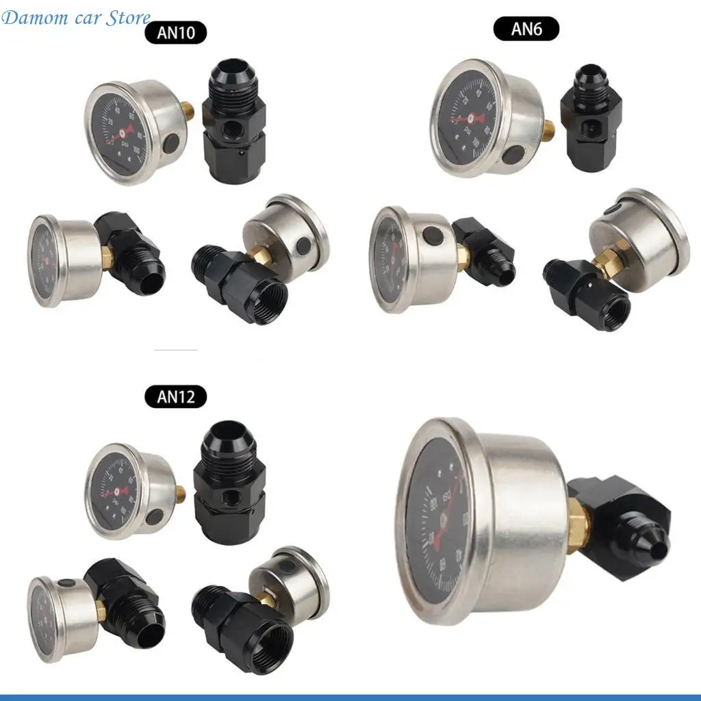 A2UC Universal Pressure Gauge Liquid 0-100psi Oil Press Gauge 1/8" NPT with 6AN Pressure Take Off Fitting
A2UC Universal Pressure Gauge Liquid 0-100psi Oil Press Gauge 1/8" NPT with 6AN Pressure Take Off Fitting