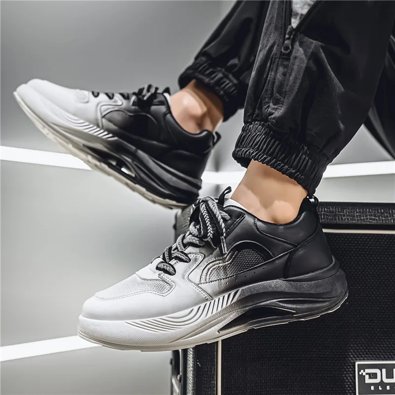 Gradient Two-Tone Men's Casual Sneakers Lightweight Breathable Running Sports Shoes Trendy Fashion Athletic Footwear
Gradient Two-Tone Men's Casual Sneakers Lightweight Breathable Running Sports Shoes Trendy Fashion Athletic Footwear