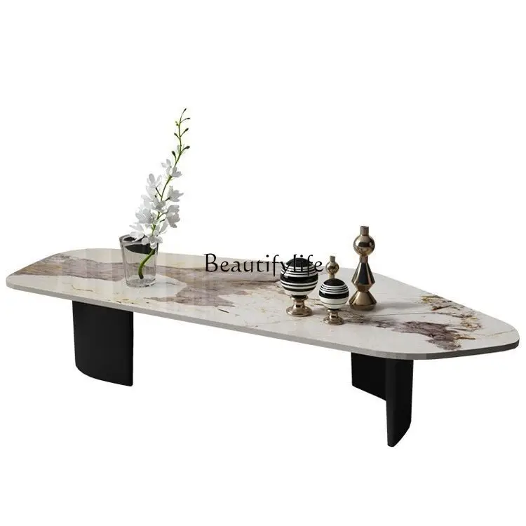 Light luxury special-shaped rock slab coffee table Modern simple non-specification creative table
Light luxury special-shaped rock slab coffee table Modern simple non-specification creative table