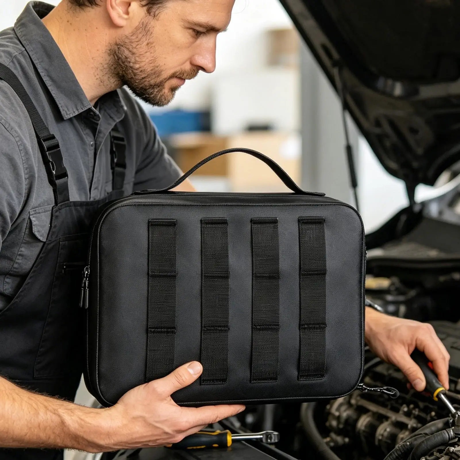 Tool Bags For Men Waterproof Utility Pouch Gardening Tool Pouch For Electricians Carpenters Technicians Mechanics Plumbers
Tool Bags For Men Waterproof Utility Pouch Gardening Tool Pouch For Electricians Carpenters Technicians Mechanics Plumbers
