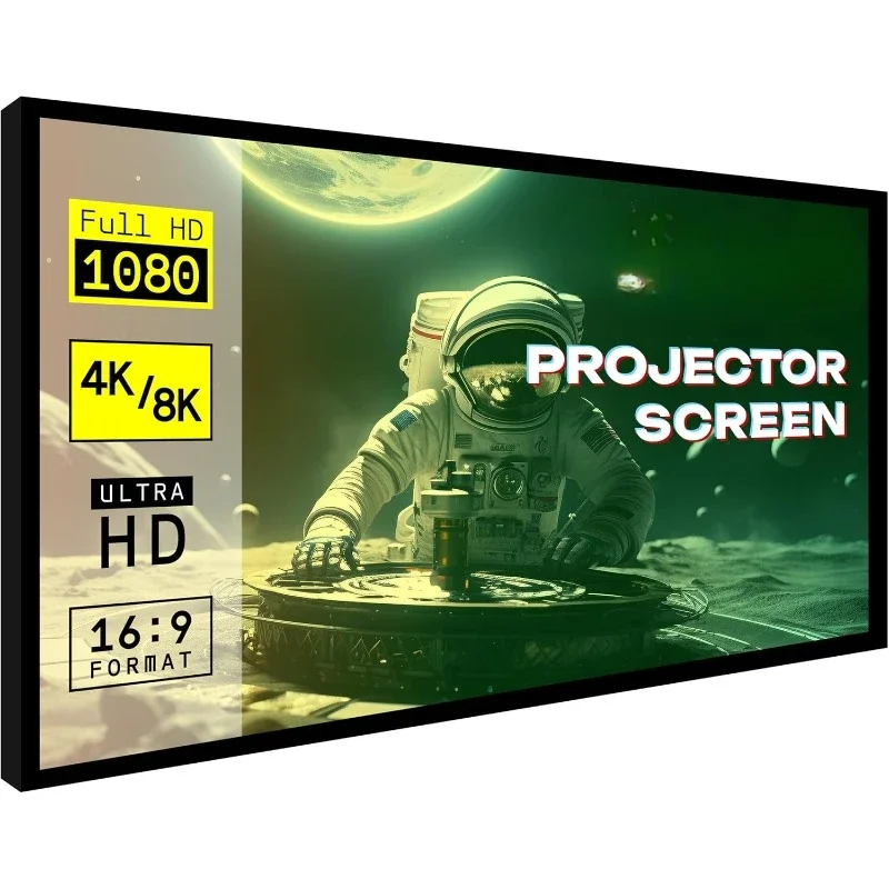 home.STR Series 6 Piece Whit Projection Screen, Aluminum Frame, Wall Mounted, 109.25x63.625 inches STR-169120
home.STR Series 6 Piece Whit Projection Screen, Aluminum Frame, Wall Mounted, 109.25x63.625 inches STR-169120