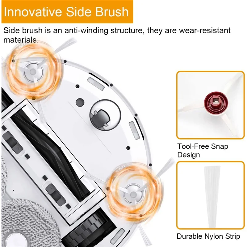 For Ecovacs Deebot T20 PRO, T20 PRO PLUS, T20 MAX, T20 OMNI Robot Vacuum Cleaner Main Side Brush Hepa Filter Dust Bags
For Ecovacs Deebot T20 PRO, T20 PRO PLUS, T20 MAX, T20 OMNI Robot Vacuum Cleaner Main Side Brush Hepa Filter Dust Bags