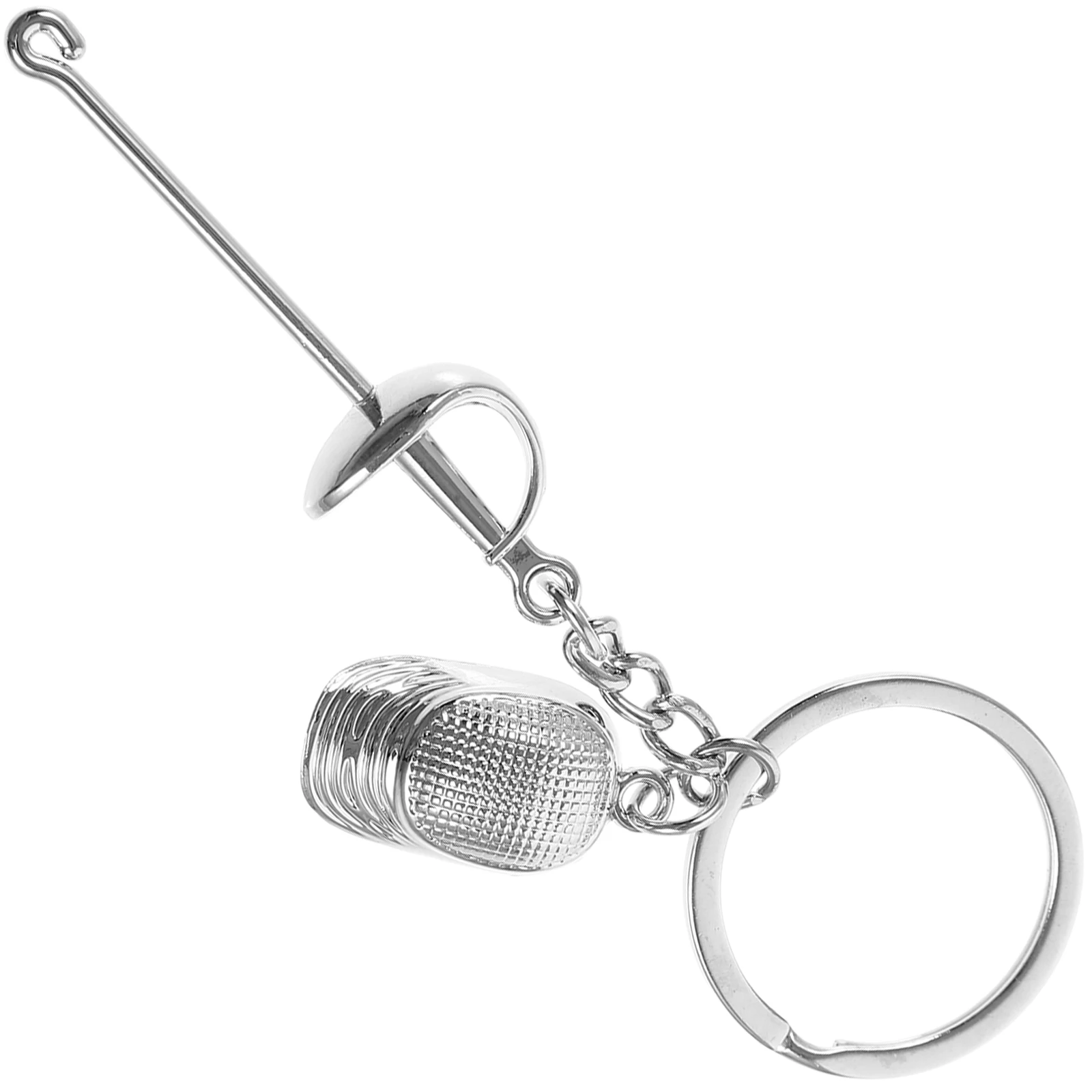 Fencing Keychain Sport Gifts Black Foil Sword Zinc Alloy Sabre Decorative Keychain Hanging Bag Pendant Metal Portable
Fencing Keychain Sport Gifts Black Foil Sword Zinc Alloy Sabre Decorative Keychain Hanging Bag Pendant Metal Portable