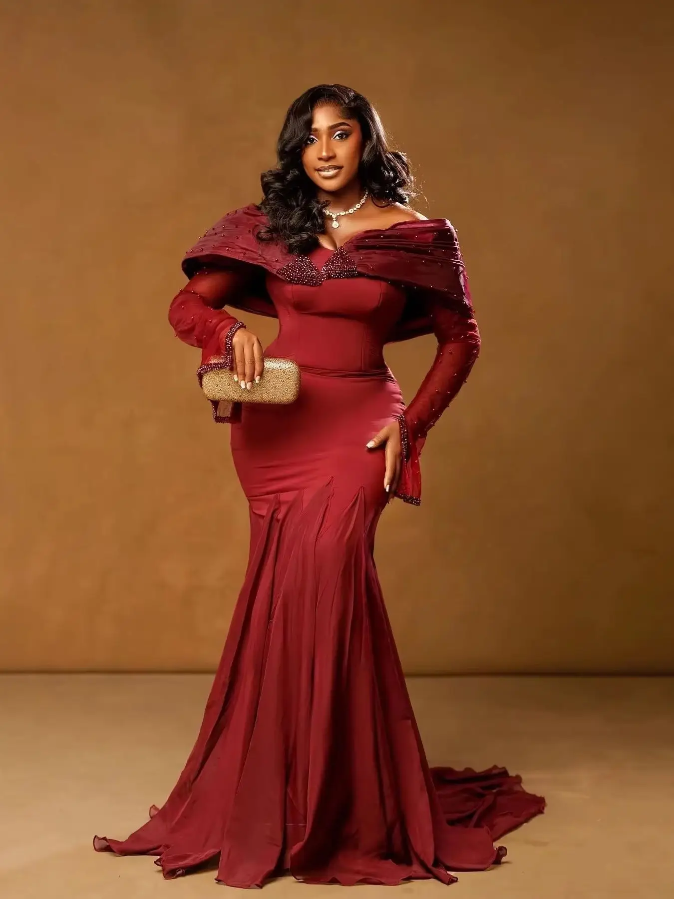 Burgundy Mermaid Prom Dresses Off Shoulder Beaded Satin Evening Formal Party Birthday Gowns Dresses
Burgundy Mermaid Prom Dresses Off Shoulder Beaded Satin Evening Formal Party Birthday Gowns Dresses