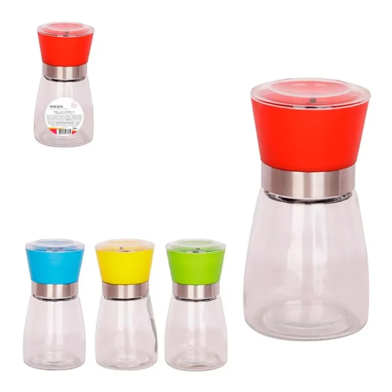Seasoning Grinder, Salt, Pepper And Spices Glass and Inox Flour
Seasoning Grinder, Salt, Pepper And Spices Glass and Inox Flour