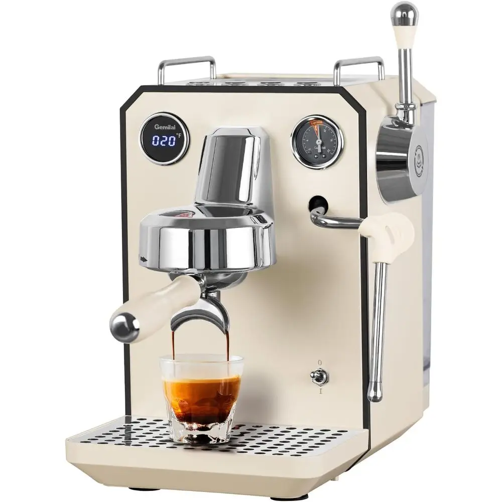Owl hine, 15 Bar Proional Semi-Automatic Maker with Milk rother Steam Wand, 57oz Removable Water Tank, Dual Display, or puccino,
Owl hine, 15 Bar Proional Semi-Automatic Maker with Milk rother Steam Wand, 57oz Removable Water Tank, Dual Display, or puccino,