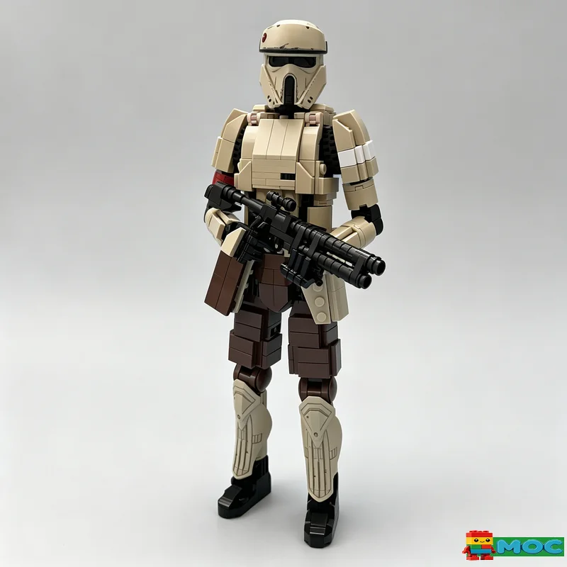 487PCS Sci Fi Armored Commando Figure MOC Character Model Building Blocks DIY Educational Assembly Birthday Home Collection Gift
487PCS Sci Fi Armored Commando Figure MOC Character Model Building Blocks DIY Educational Assembly Birthday Home Collection Gift