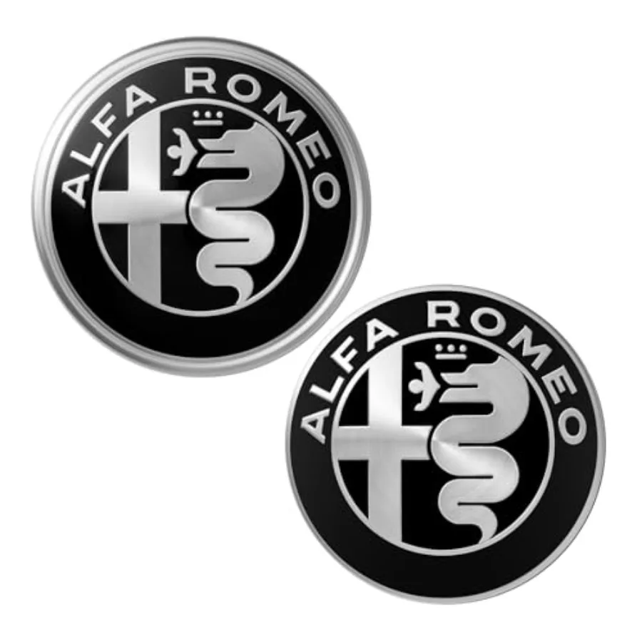 for Alfa Romeo Front and Rear Car Badge Emblems Silver and Black Logo Decorative Stickers for Giulia Stelvio Exterior Accessori
for Alfa Romeo Front and Rear Car Badge Emblems Silver and Black Logo Decorative Stickers for Giulia Stelvio Exterior Accessori