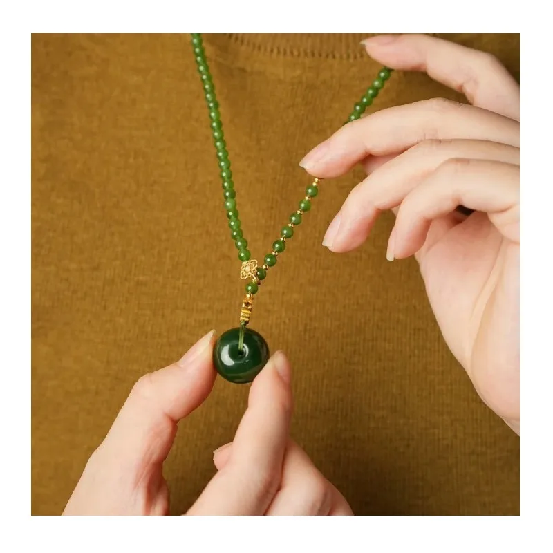 Jasper Beaded Necklace Female Retro New Chinese Style Niche Design Light Luxury High Sense White High Value Necklace
Jasper Beaded Necklace Female Retro New Chinese Style Niche Design Light Luxury High Sense White High Value Necklace