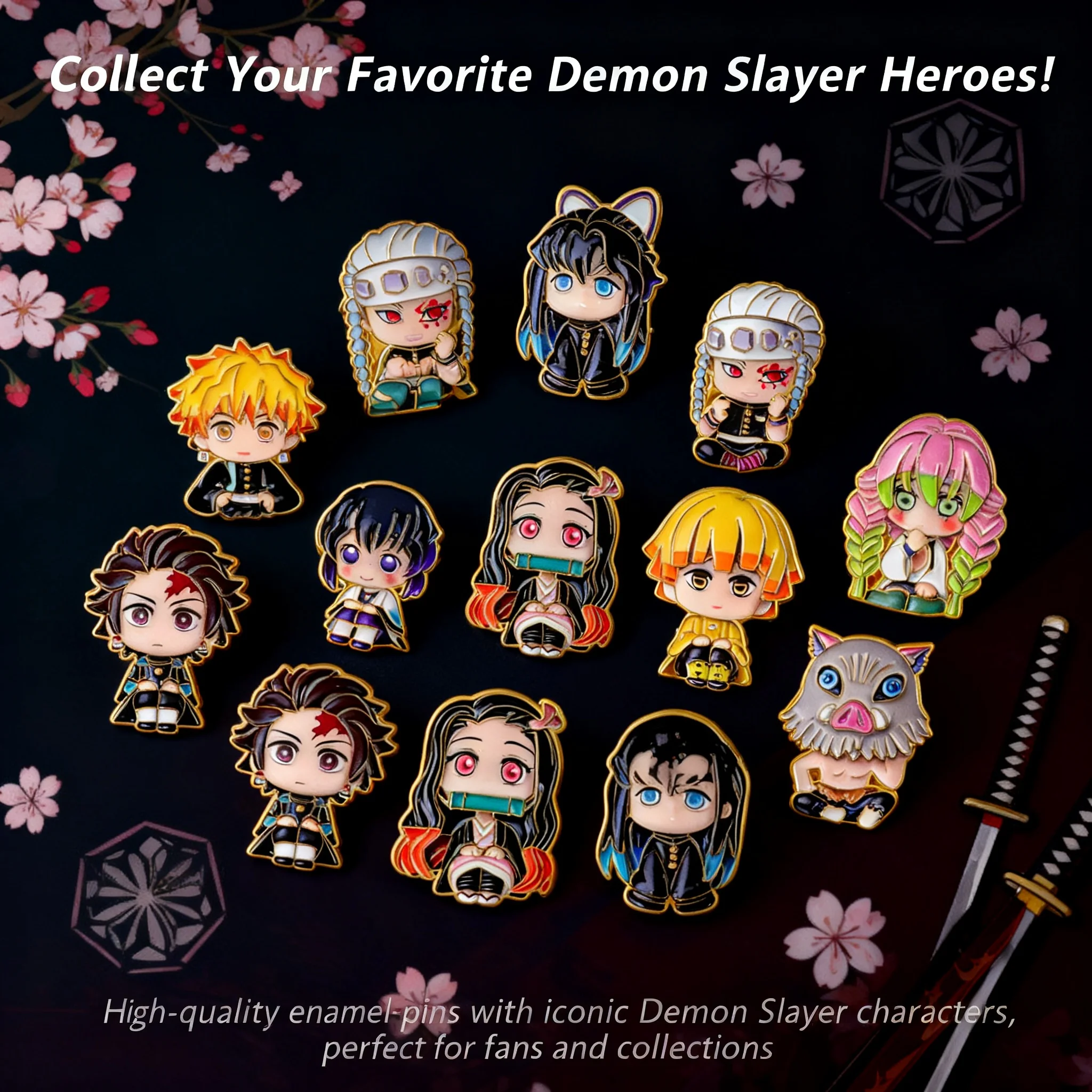 Demon Slayer Cartoon Brooch Pin Badge Cosplay Bag Backpack Clothing Accessory Gift Hot Sale Metal
Demon Slayer Cartoon Brooch Pin Badge Cosplay Bag Backpack Clothing Accessory Gift Hot Sale Metal
