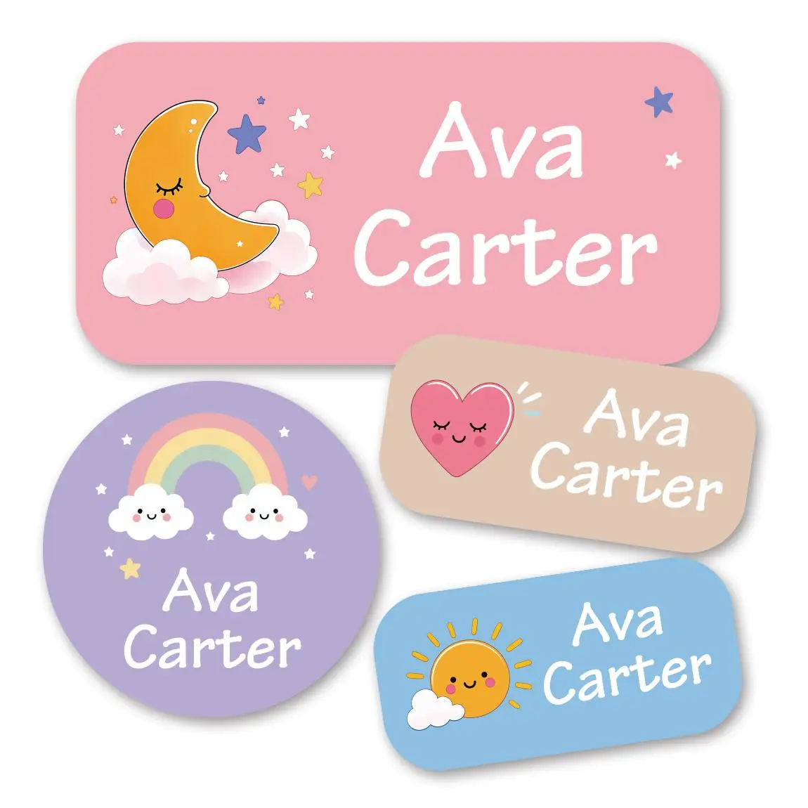 1pc 140 PCS Custom Name Labels, Personalized Cute Daydream Stickers for Bottles, Bags, Lunch Boxes, Clothes & Supplies
1pc 140 PCS Custom Name Labels, Personalized Cute Daydream Stickers for Bottles, Bags, Lunch Boxes, Clothes & Supplies