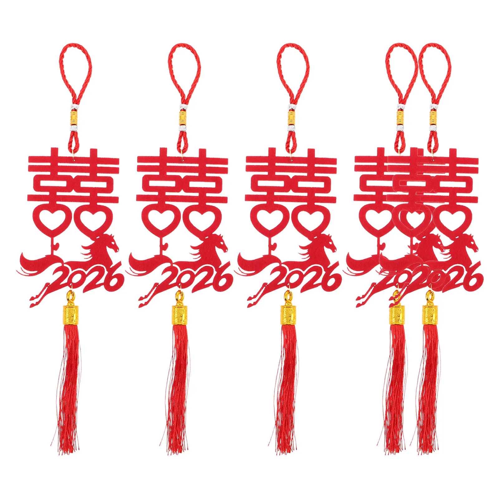 5 Pcs Chinese Wedding Decoration Auspicious Red Hanging Ornament 2026 Year Of The Horse Bridal Door Ornaments Pendants Culture
5 Pcs Chinese Wedding Decoration Auspicious Red Hanging Ornament 2026 Year Of The Horse Bridal Door Ornaments Pendants Culture