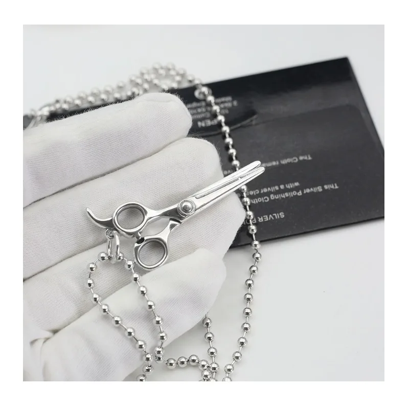 Personalized Fashion Trendy Men and Women Scissors Cross Flower Thai Silver Niche Hip Hop Punk Pendant Necklace Short
Personalized Fashion Trendy Men and Women Scissors Cross Flower Thai Silver Niche Hip Hop Punk Pendant Necklace Short