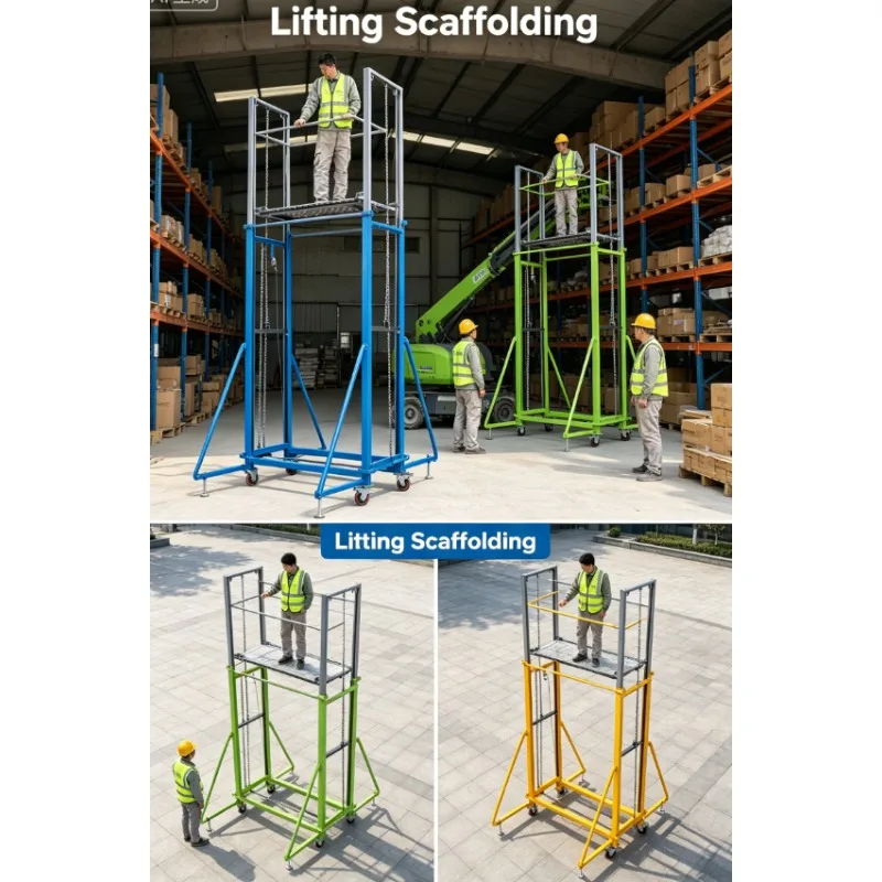 2-10M Portable Mobile Electric Scaffold Lift Telescopic Construction Lifting Platforms Durable Steel for Aluminum Metal Use
2-10M Portable Mobile Electric Scaffold Lift Telescopic Construction Lifting Platforms Durable Steel for Aluminum Metal Use