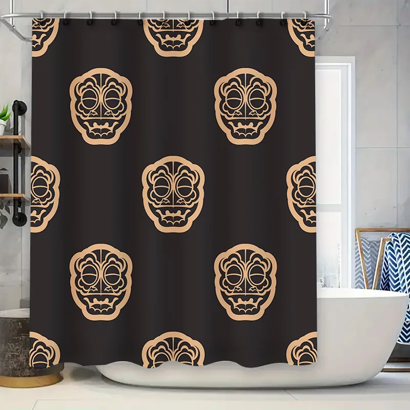 Decorative Skulls Shower Curtain Waterproof Fabric Room Home Decor Black Brown Color Bath Accessories Fashion Decor 3D Printing
Decorative Skulls Shower Curtain Waterproof Fabric Room Home Decor Black Brown Color Bath Accessories Fashion Decor 3D Printing