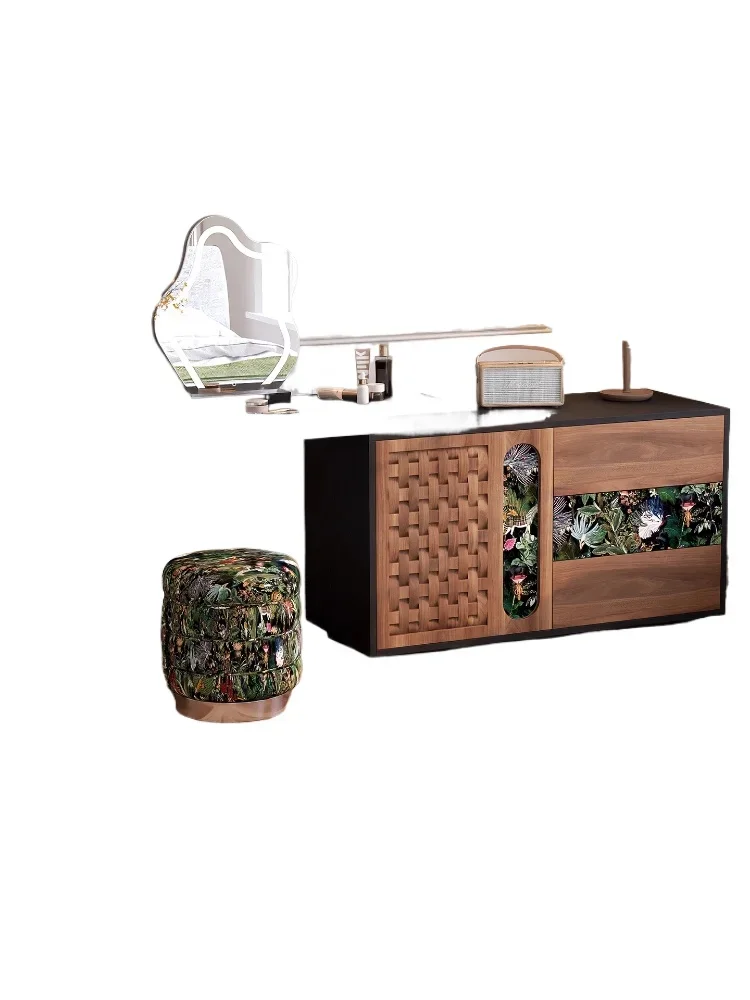 Retro style dresser chest cabinet integrated modern simple small apartment bedroom retractable storage makeup table
Retro style dresser chest cabinet integrated modern simple small apartment bedroom retractable storage makeup table