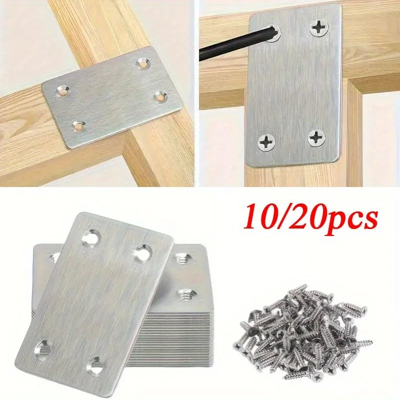 10/20pcs Stainless Steel Right-angle Corner Code Furniture Support Fixing Parts With Screws For Cabinets Wooden Shelves Chair
10/20pcs Stainless Steel Right-angle Corner Code Furniture Support Fixing Parts With Screws For Cabinets Wooden Shelves Chair
