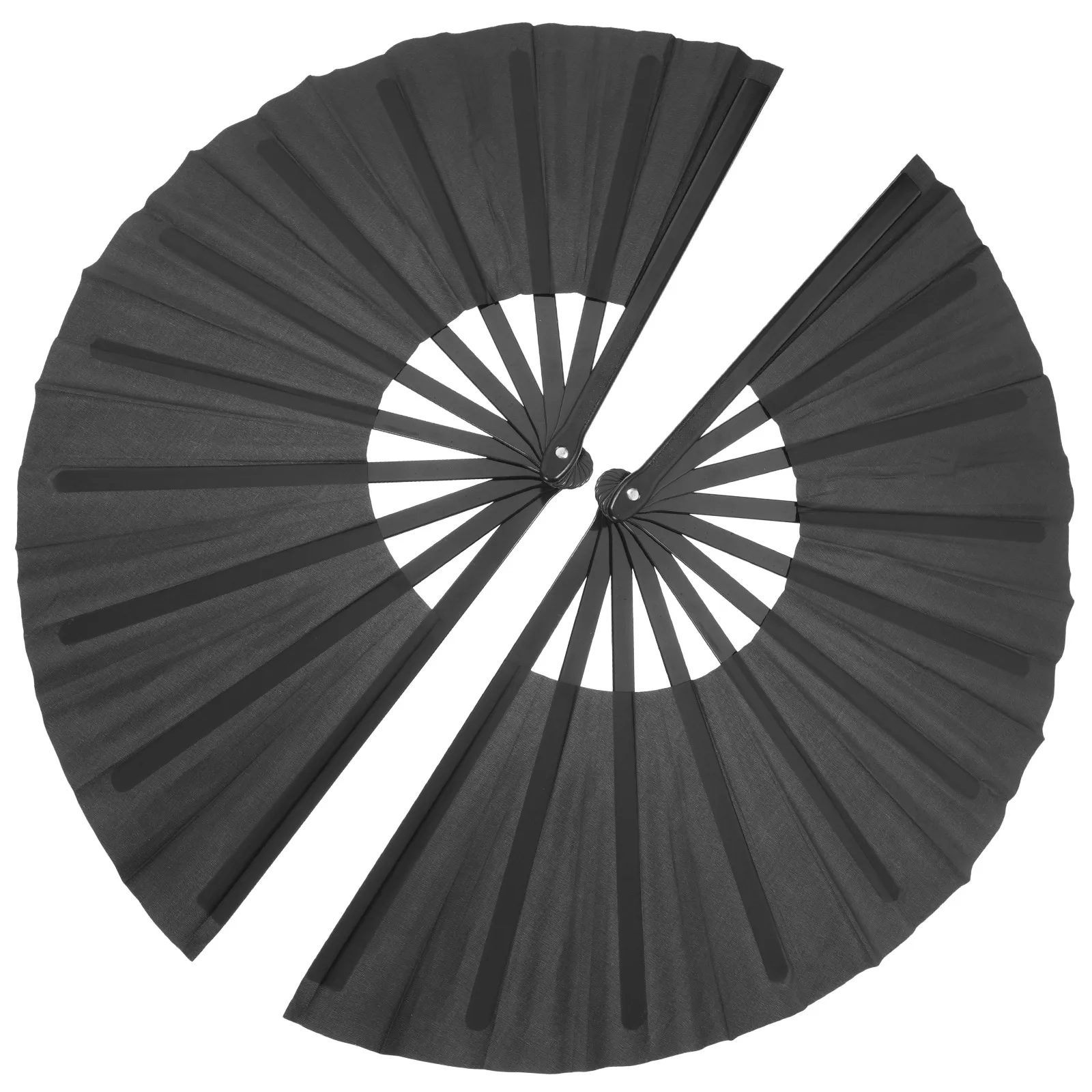 2pcs Black Bone Tai Chi Fans Foldable Plastic Dancing Props Lightweight Stage Handheld Fan
2pcs Black Bone Tai Chi Fans Foldable Plastic Dancing Props Lightweight Stage Handheld Fan