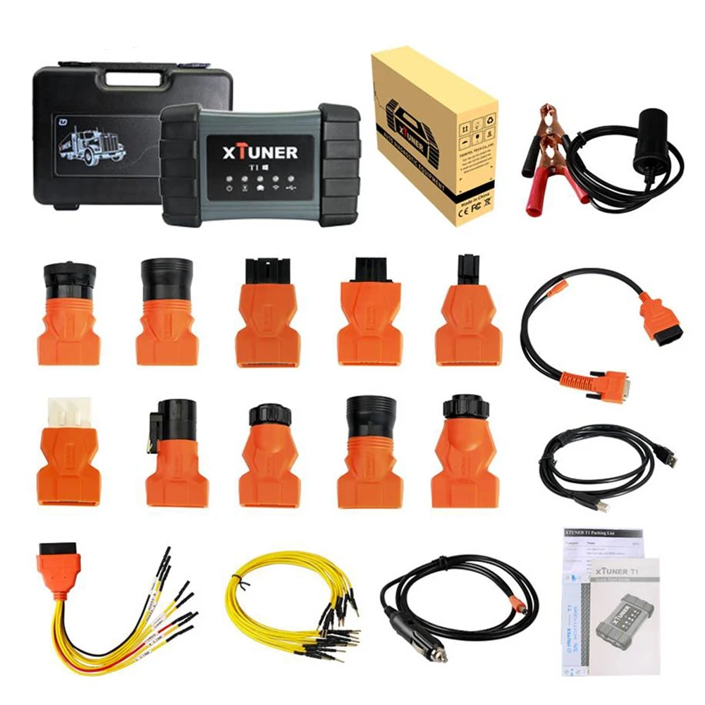 Xtuner T1 Heavy Duty Truck Diagnostic Scanner ABS Airbag DPF OBD2 Scanner For Trucks Diesel OBD Diagnostic Scan Tool+Tablet
Xtuner T1 Heavy Duty Truck Diagnostic Scanner ABS Airbag DPF OBD2 Scanner For Trucks Diesel OBD Diagnostic Scan Tool+Tablet