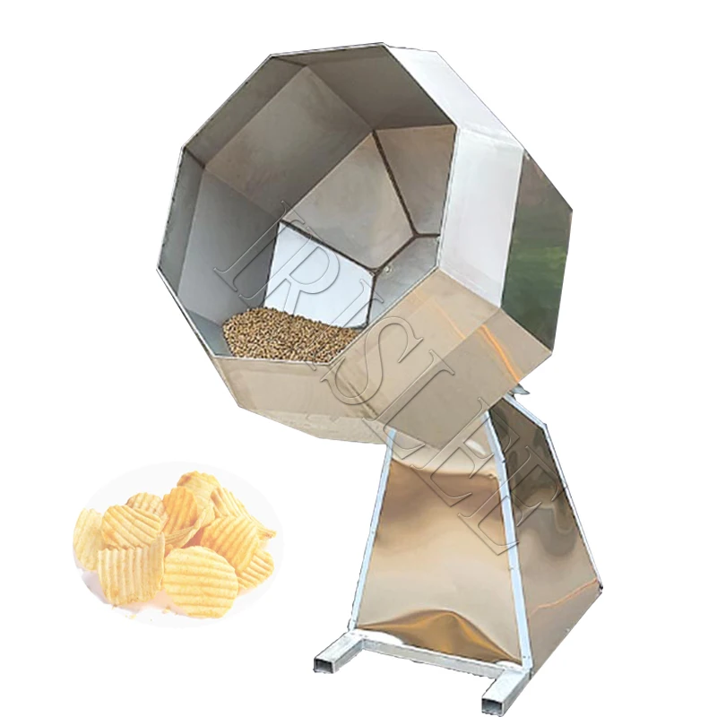 Stainless Steel Octagonal Potato Chips Flavor Mixer Snack Food Popcorn Seasoning Coating Flavoring Machine Drum Mixing Equipment
Stainless Steel Octagonal Potato Chips Flavor Mixer Snack Food Popcorn Seasoning Coating Flavoring Machine Drum Mixing Equipment