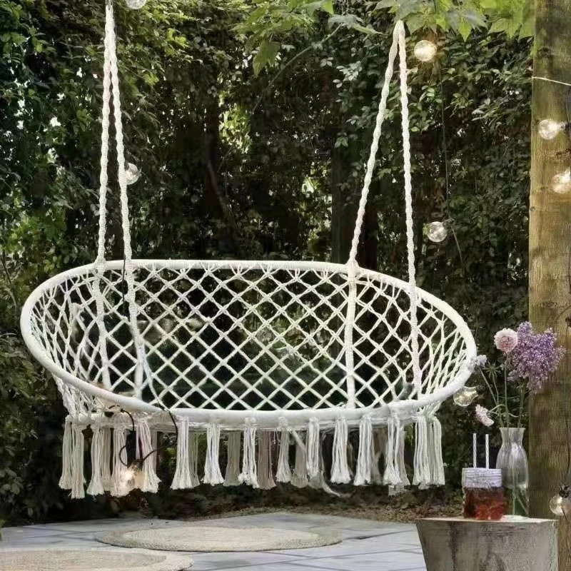 Hanging Basket Double Outdoor Leisure Single Hanging Basket Chair Courtyard Balcony Swing Hanging Chair
Hanging Basket Double Outdoor Leisure Single Hanging Basket Chair Courtyard Balcony Swing Hanging Chair