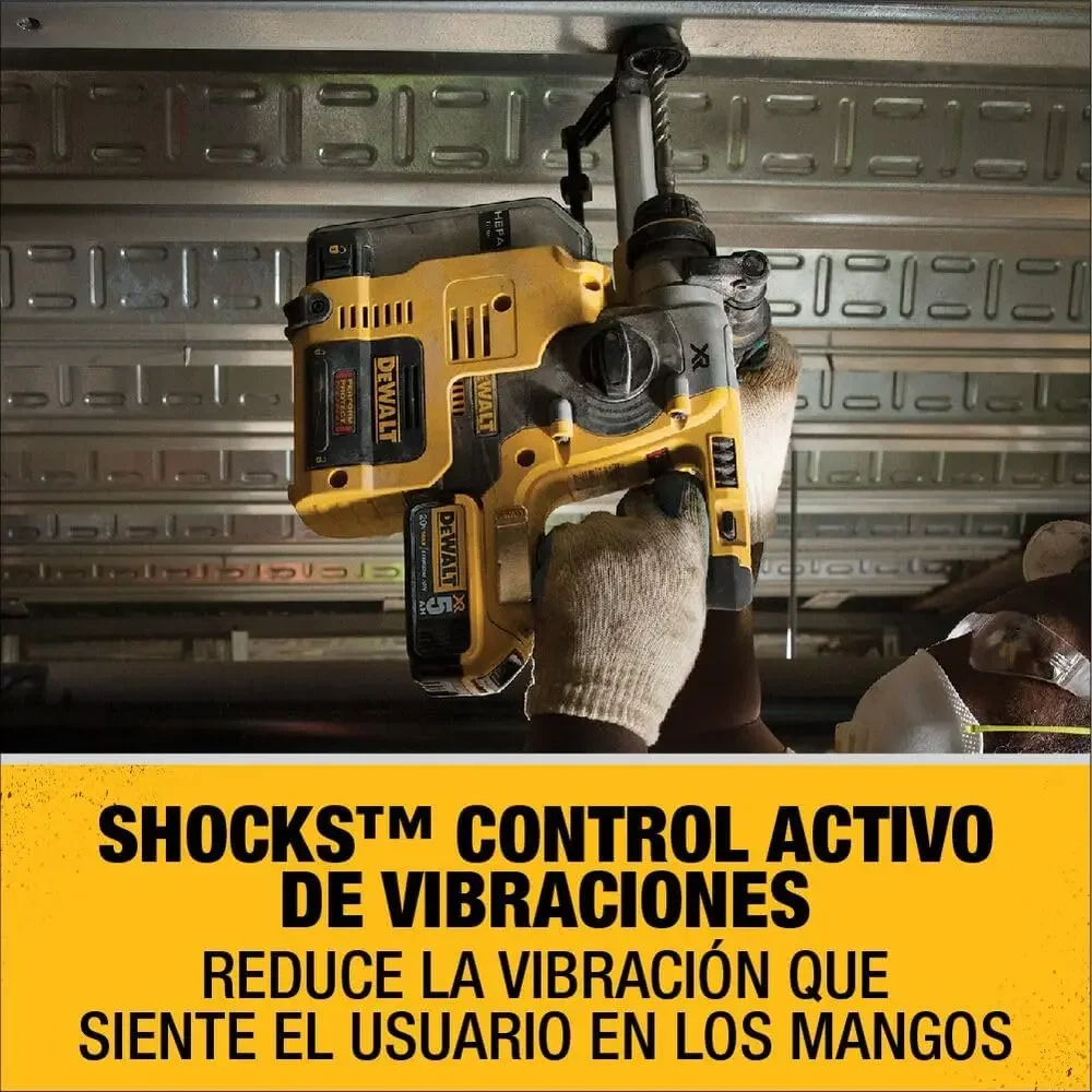 DEWALT 20V MAX SDS Rotary Hammer Drill, Cordless, 3 Application Modes, Bare Tool Only (DCH273B)
DEWALT 20V MAX SDS Rotary Hammer Drill, Cordless, 3 Application Modes, Bare Tool Only (DCH273B)