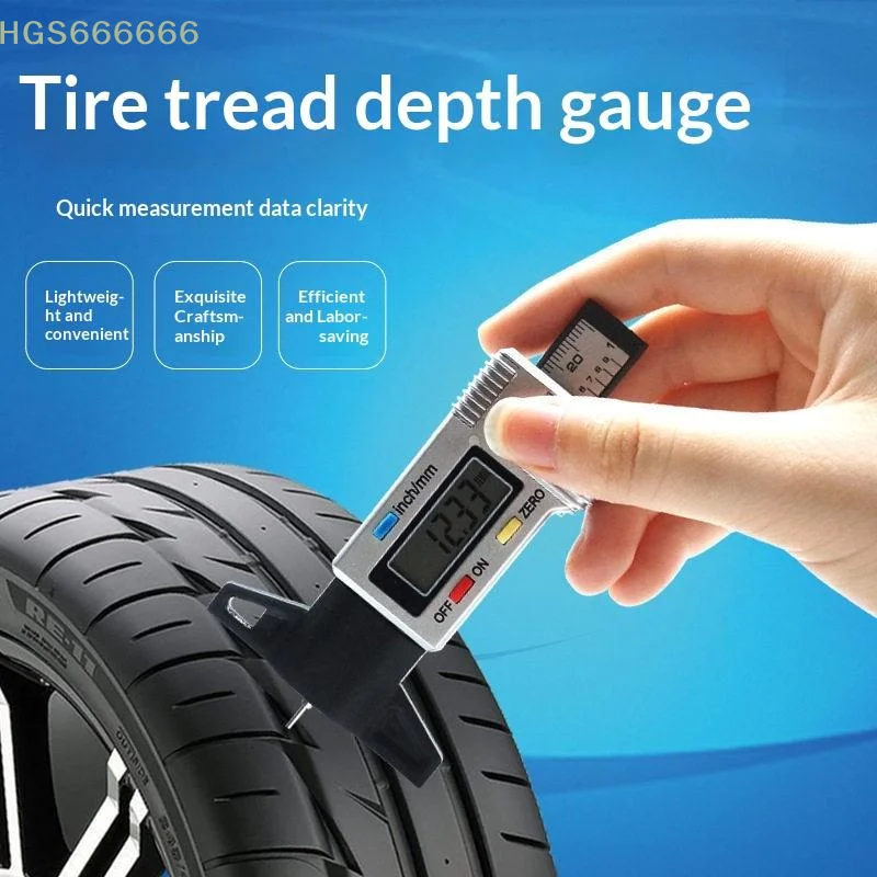 1Pcs Digital Tire Tread Depth Gauge High Accuracy LCD Inch MM Dual Unit For Car Maintenance
1Pcs Digital Tire Tread Depth Gauge High Accuracy LCD Inch MM Dual Unit For Car Maintenance