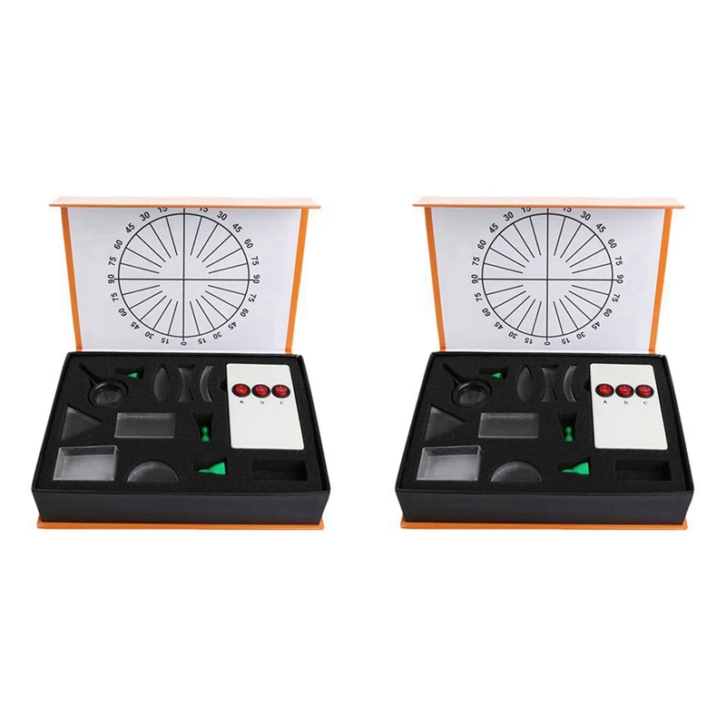2X Physical Optics Experiment Set Triangular Prism Laser-Lamp Convex-Concave Lens Group Scientific Equipment
2X Physical Optics Experiment Set Triangular Prism Laser-Lamp Convex-Concave Lens Group Scientific Equipment