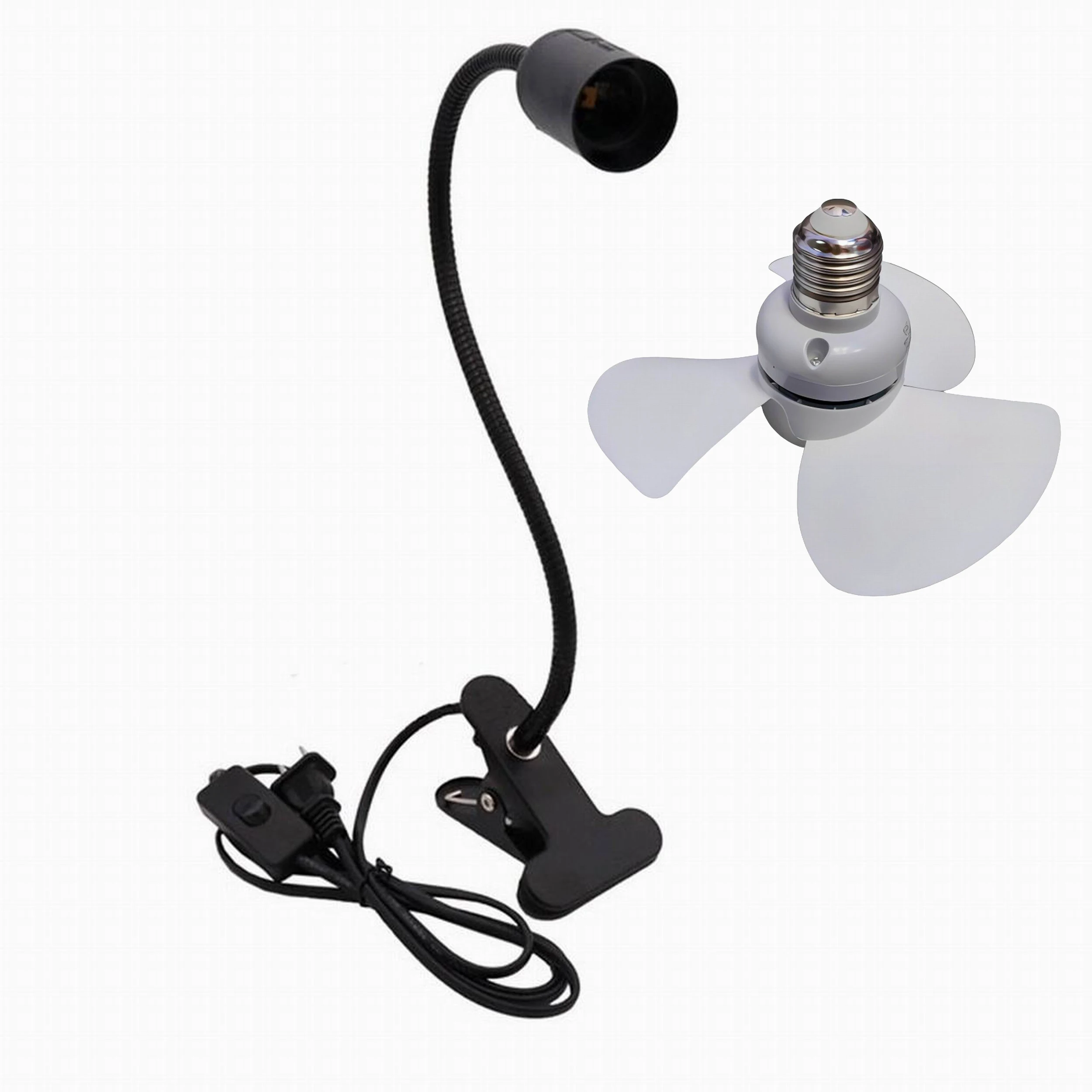 5W Small Cooling Fan E27 Screw Home Ceiling Fan Desktop Electric Fan for Kitchen Bedroom Dormitory Living Room Study Table Fans
5W Small Cooling Fan E27 Screw Home Ceiling Fan Desktop Electric Fan for Kitchen Bedroom Dormitory Living Room Study Table Fans