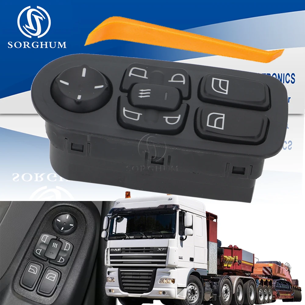 1811131 Power Window Control Switch For DAF CF75 CF85 CF65 XF105 2005 2013 Glass Lifter Switch Button 1811135 1736600 1669884
1811131 Power Window Control Switch For DAF CF75 CF85 CF65 XF105 2005 2013 Glass Lifter Switch Button 1811135 1736600 1669884