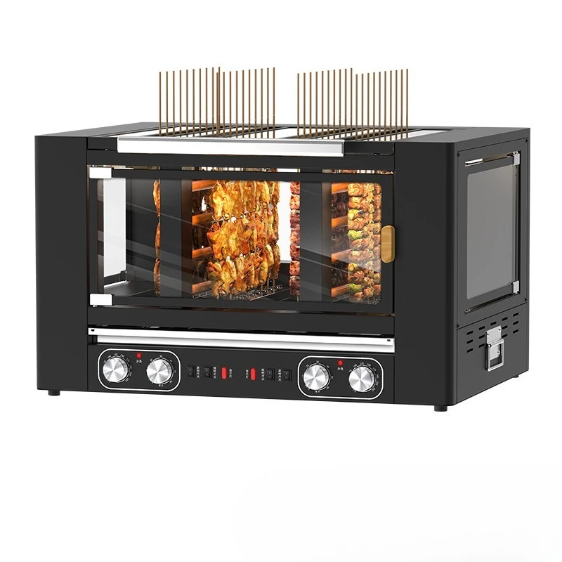 Electric Smokeless Commercial BBQ Grill Oven for Lamb Skewers Automatic Transparent Rotisserie Skewer Machine
Electric Smokeless Commercial BBQ Grill Oven for Lamb Skewers Automatic Transparent Rotisserie Skewer Machine