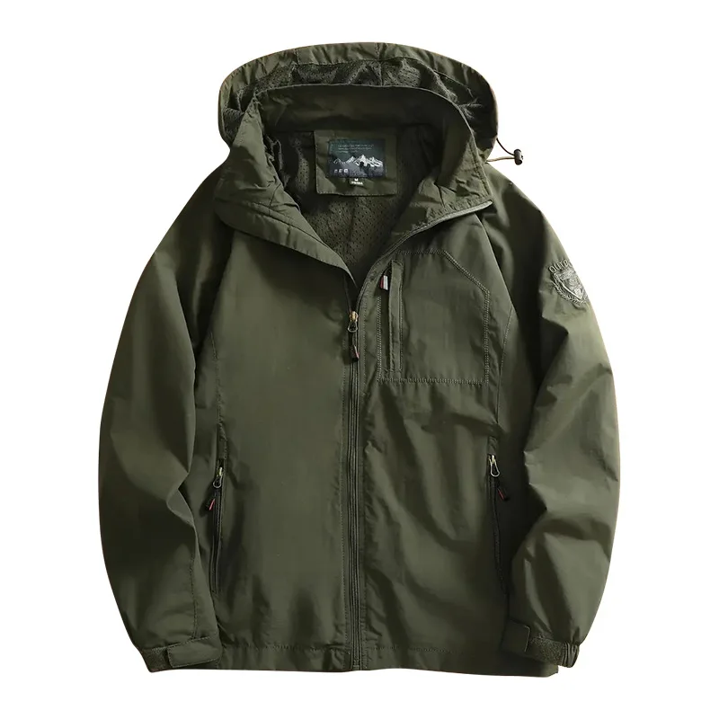 Men's Casual Jacket New Brand Jacket Sports Leisure Waterproof Windproof Multi Pocket Men's Outdoor Hiking Detachable Hat Jacket
Men's Casual Jacket New Brand Jacket Sports Leisure Waterproof Windproof Multi Pocket Men's Outdoor Hiking Detachable Hat Jacket