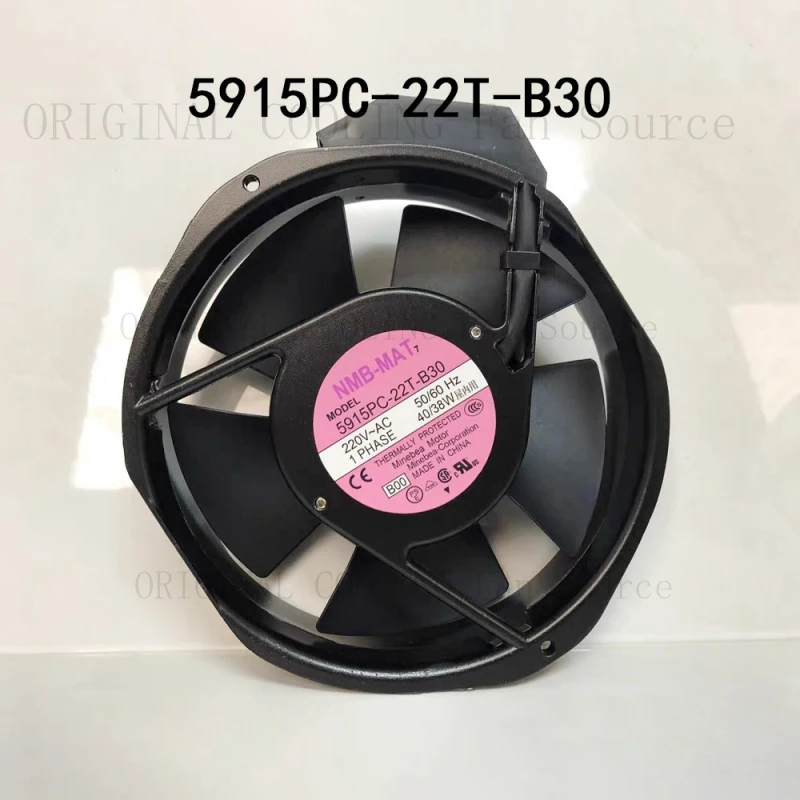 H New in box Inverter fan 5915PC-22T-B30 220VAC 38/40W 172*150*38mm FOR NMB radiator
H New in box Inverter fan 5915PC-22T-B30 220VAC 38/40W 172*150*38mm FOR NMB radiator