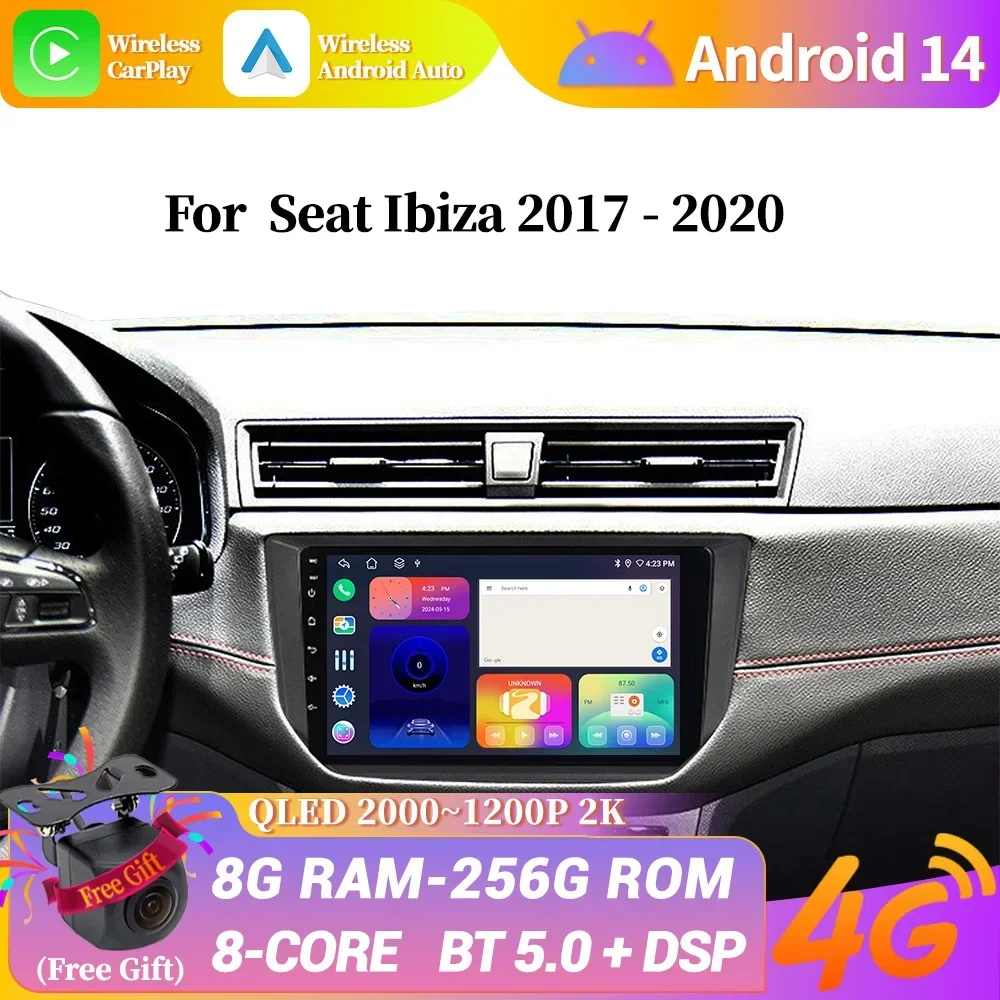 Android 14 Автомобильный мультимедийный плеер с GPS-навигацией для SEAT Ibiza 2017 2018 2019 2020 Голосовое управление Carplay Auto RDS WIFI DSP 4G
Android 14 Автомобильный мультимедийный плеер с GPS-навигацией для SEAT Ibiza 2017 2018 2019 2020 Голосовое управление Carplay Auto RDS WIFI DSP 4G