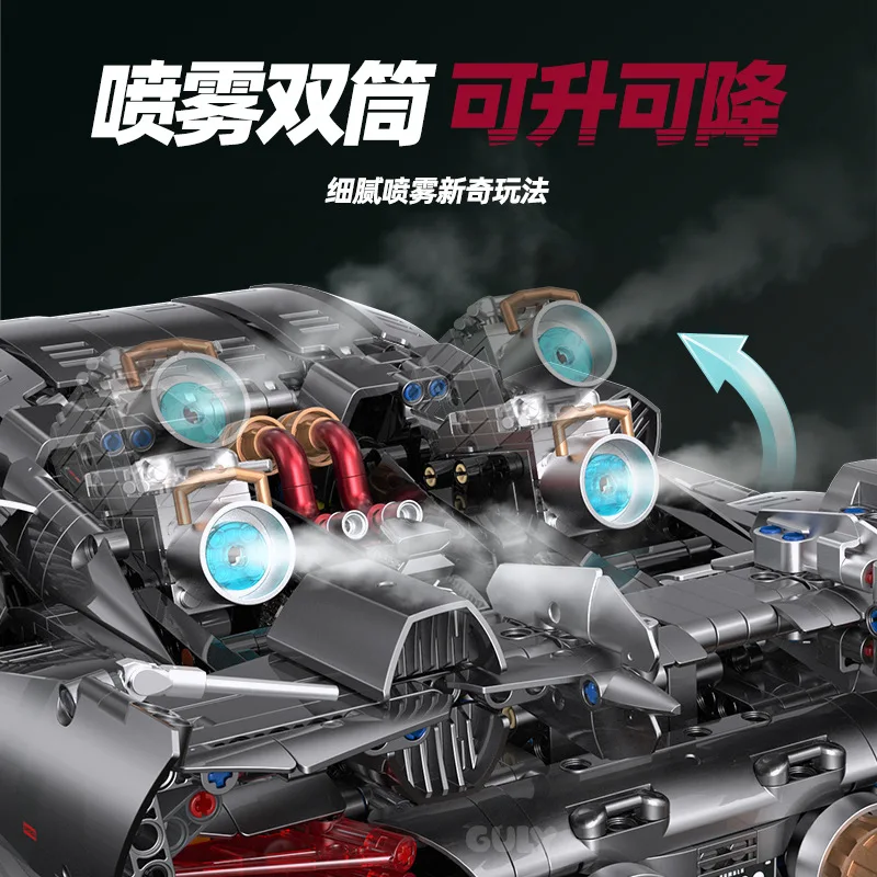 3903pcs GULY10629 1:8 RC Speed Vehicle Model Super Sports Car Building Block MOC Can Black Bricks Collectible Toy for Boys Adult
3903pcs GULY10629 1:8 RC Speed Vehicle Model Super Sports Car Building Block MOC Can Black Bricks Collectible Toy for Boys Adult