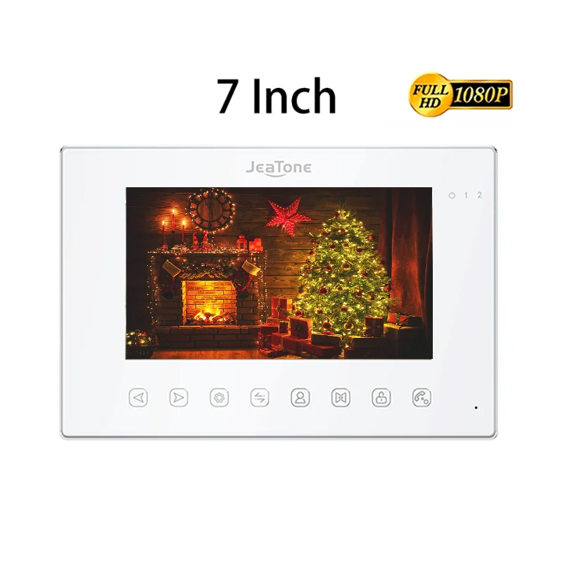 Jeatone 7 Inch Touch Monitor 1080P Doorbell Access Control Tuya Smart Wifi Video Door Phone Doorbell for Home Villa Unlock Kit
Jeatone 7 Inch Touch Monitor 1080P Doorbell Access Control Tuya Smart Wifi Video Door Phone Doorbell for Home Villa Unlock Kit