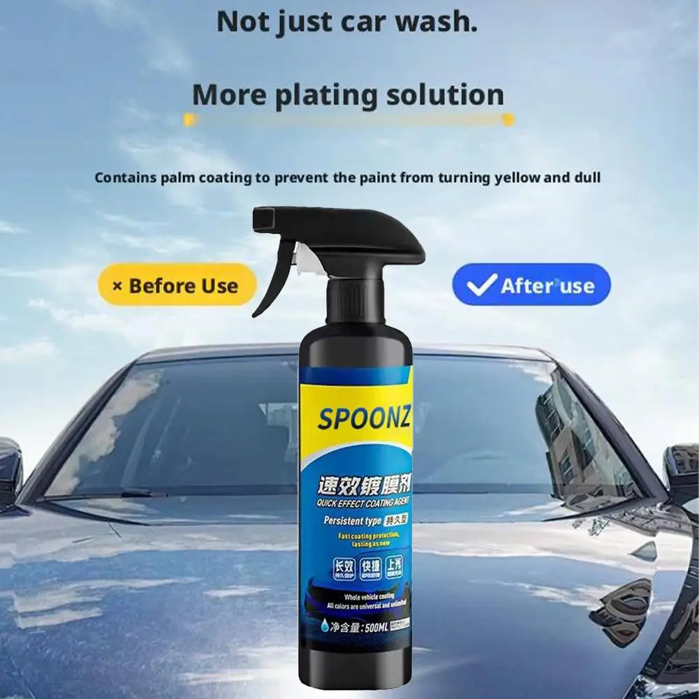 Car Coating Spray Quick Effect Car Wax Coating Agent Scratch Repair Polish Oil Film Remover Glass Cleaner Kit For Car SUV T R5D8
Car Coating Spray Quick Effect Car Wax Coating Agent Scratch Repair Polish Oil Film Remover Glass Cleaner Kit For Car SUV T R5D8