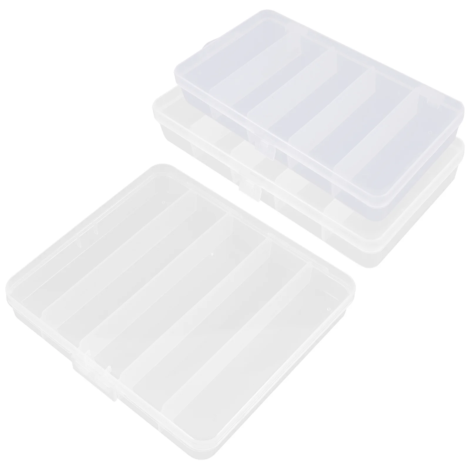 3 pcs Fishing Tackle Storage Transparent Durable Portable Lure Bait Organizer Separated Cells For Outdoor Fishing Lure Bait
3 pcs Fishing Tackle Storage Transparent Durable Portable Lure Bait Organizer Separated Cells For Outdoor Fishing Lure Bait