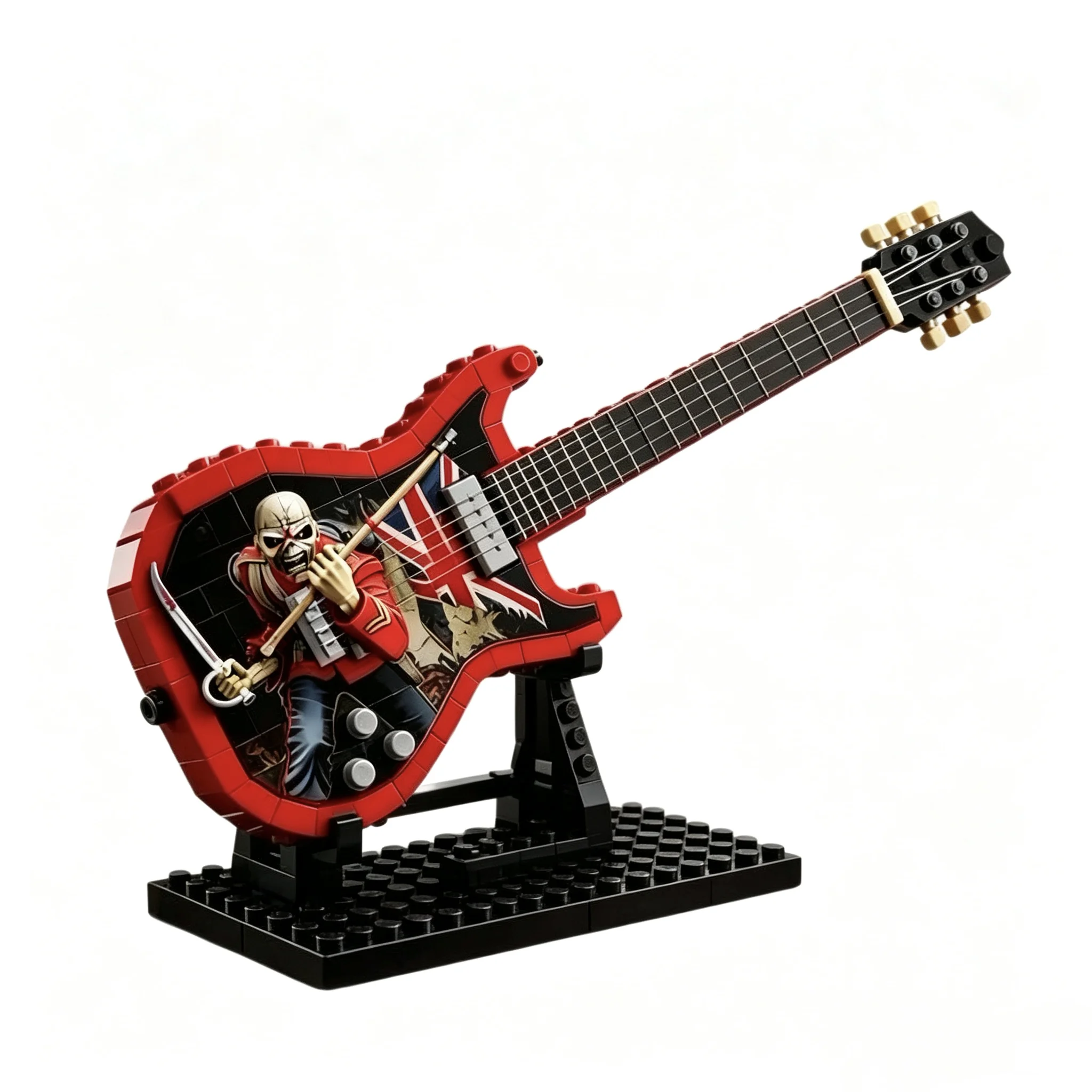 MOC Red Electric Guitar Building Kit Heavy Metal Band Commemorative Bricks DIY Assembled Toy Collectible Desk Display Decoration
MOC Red Electric Guitar Building Kit Heavy Metal Band Commemorative Bricks DIY Assembled Toy Collectible Desk Display Decoration