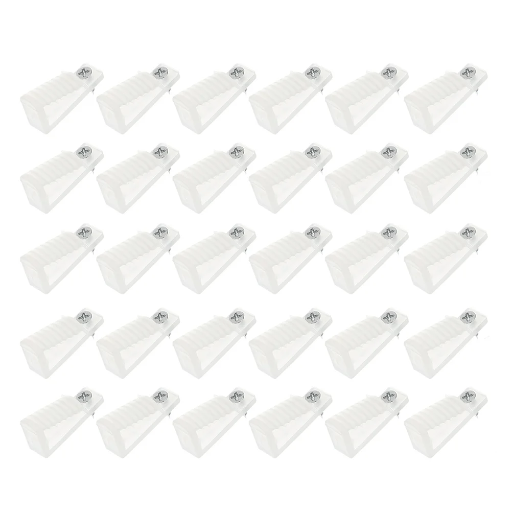 30 Pcs String Light Hook Rope Lights Hanging Hooks Screw Outdoor White Hanger Christmas Pp Clips Material
30 Pcs String Light Hook Rope Lights Hanging Hooks Screw Outdoor White Hanger Christmas Pp Clips Material