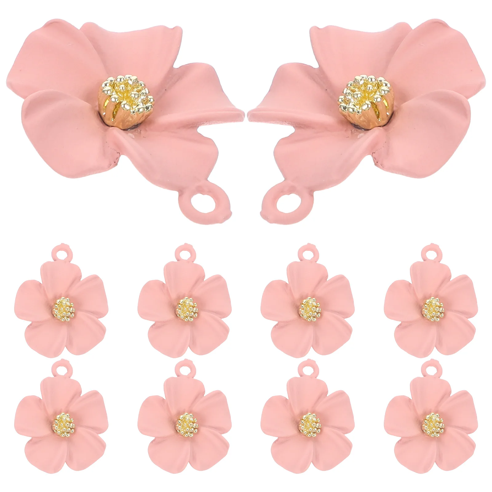 10 Pcs Flower Earrings Vintage Jewelry Making Supplies Purple Charms for Bracelet Necklace DIY Crafts Accessories
10 Pcs Flower Earrings Vintage Jewelry Making Supplies Purple Charms for Bracelet Necklace DIY Crafts Accessories