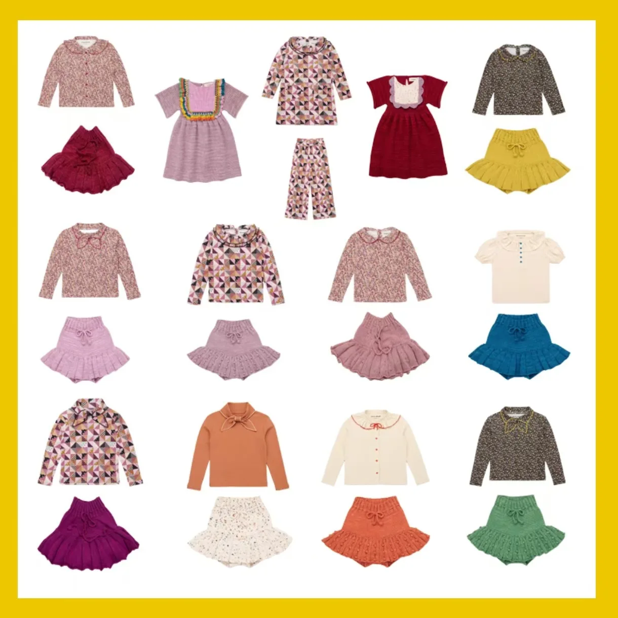 2025 MP Baby Girls Long Sleeve Bow T Shirts Blouse Skirts Suits Kid Cotton Clothes Girls Colorful Knitted Dresses Cardigan Sets
2025 MP Baby Girls Long Sleeve Bow T Shirts Blouse Skirts Suits Kid Cotton Clothes Girls Colorful Knitted Dresses Cardigan Sets