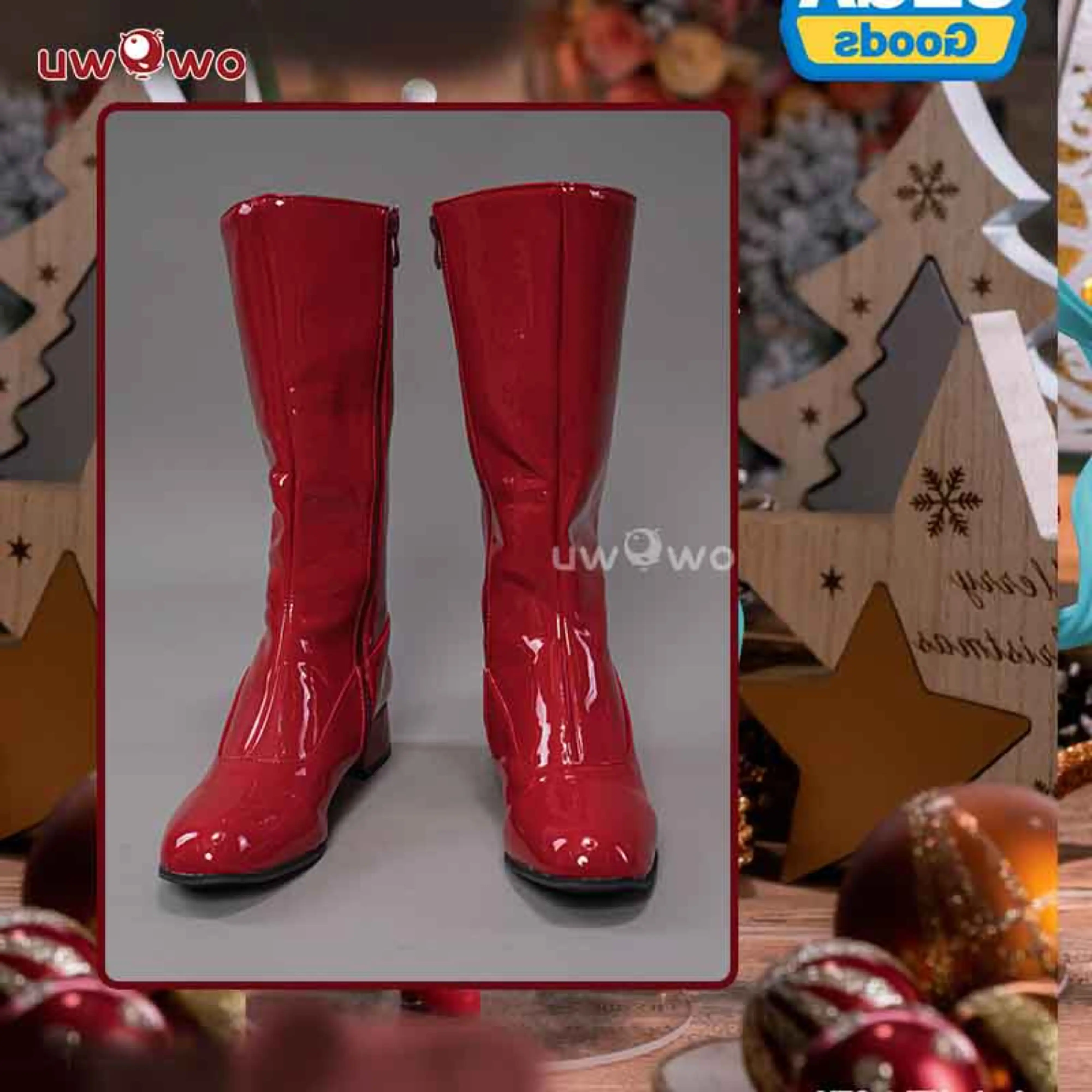 Vocaloidd Mikku Christmas 2023 Cosplay Shoes Red Boots For Women Halloween Cosplay Outfit
Vocaloidd Mikku Christmas 2023 Cosplay Shoes Red Boots For Women Halloween Cosplay Outfit