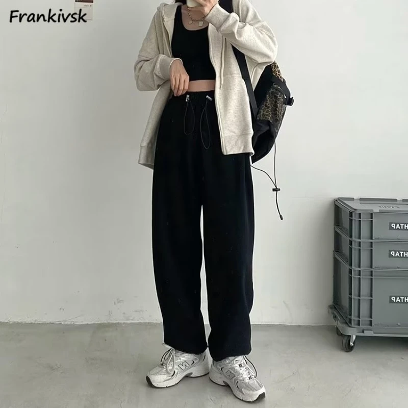 Sporty Pants Women Loose Straight American Style Vintage Casual Ladies Clothing All-match High Street Chic Autumn Fashion Daily
Sporty Pants Women Loose Straight American Style Vintage Casual Ladies Clothing All-match High Street Chic Autumn Fashion Daily