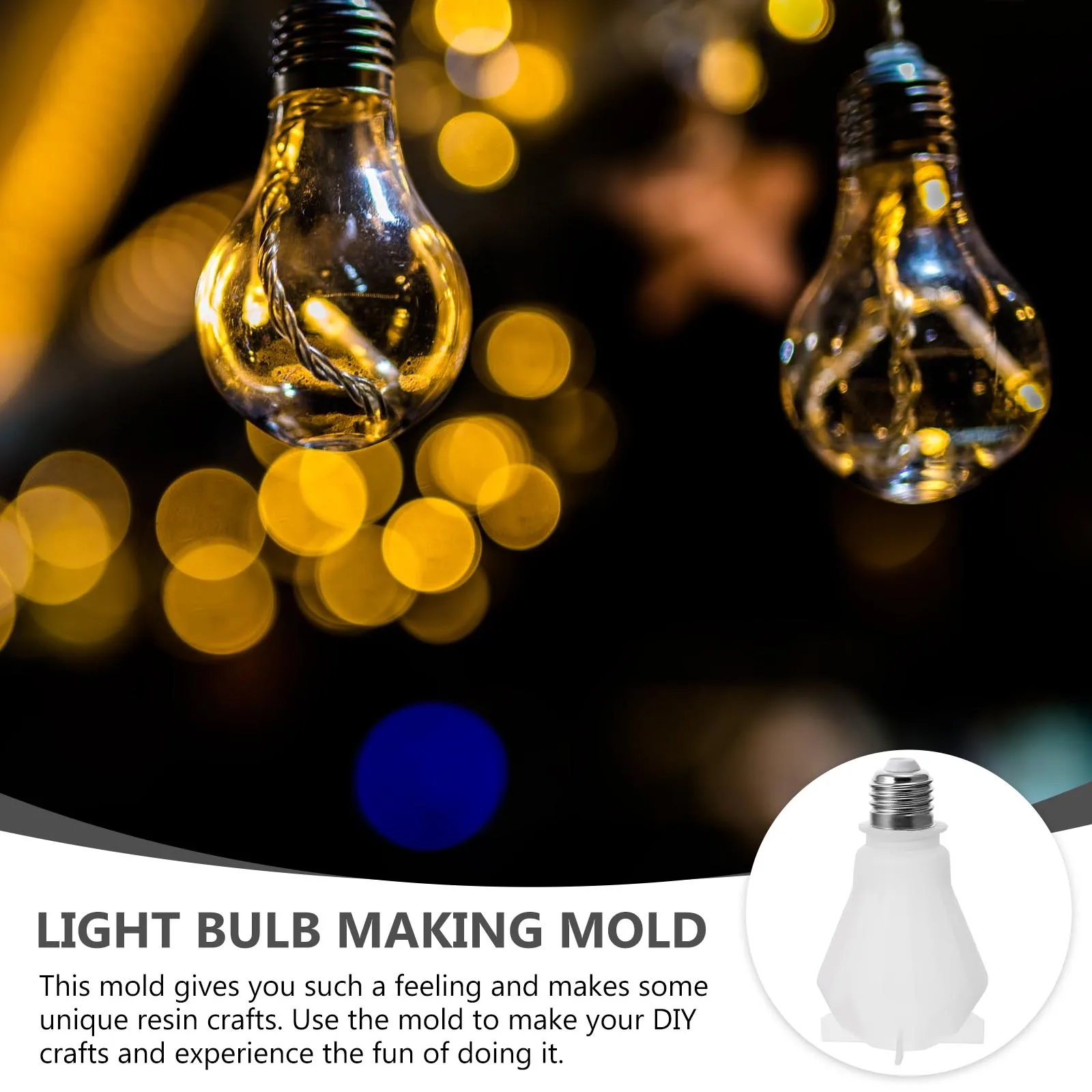 Light Bulb Making Mold Silicone DIY Crafts Tool Lid Casting Lamp Silica Gel Jewelry Supplies Resin Art Accessories
Light Bulb Making Mold Silicone DIY Crafts Tool Lid Casting Lamp Silica Gel Jewelry Supplies Resin Art Accessories