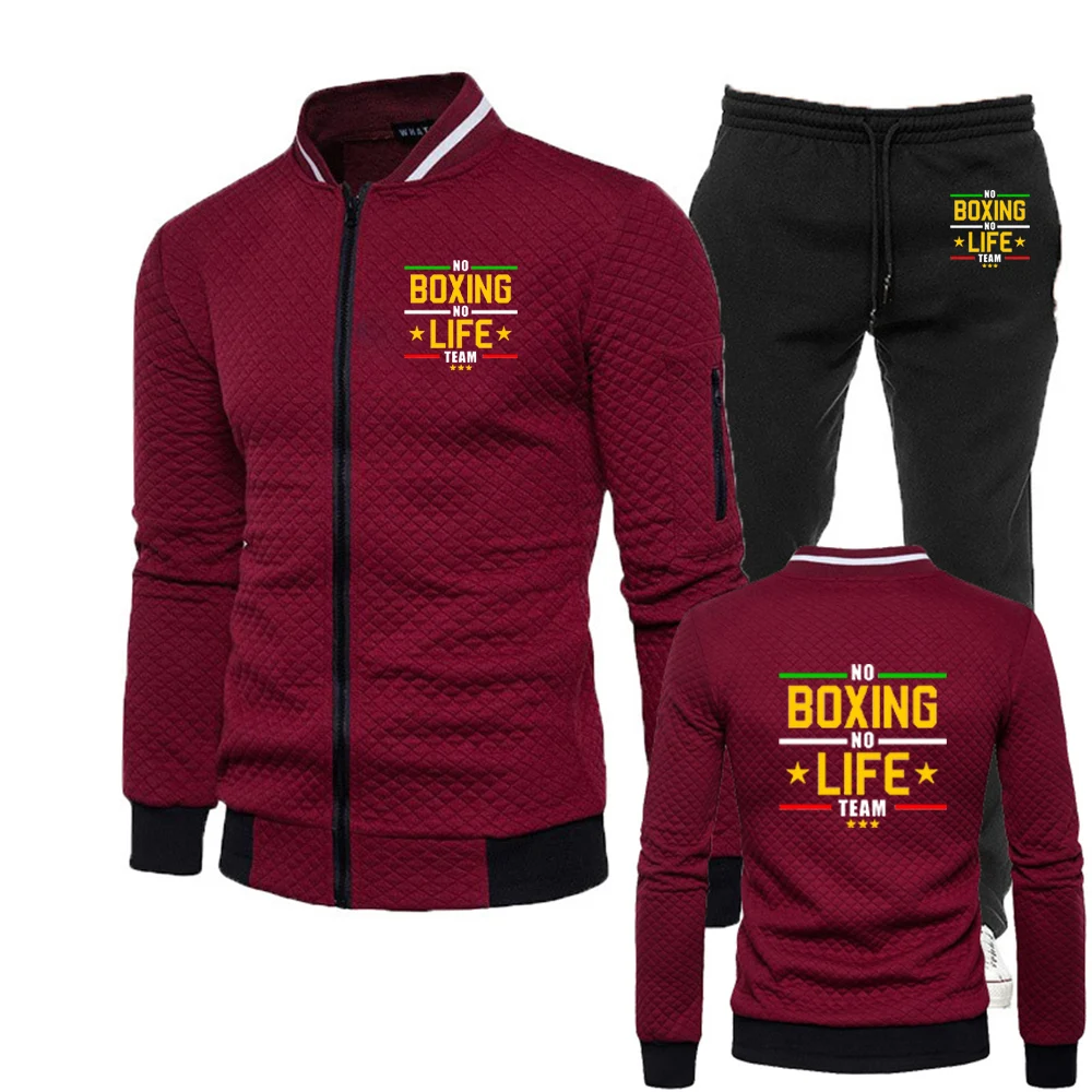 No Boxing No Life Gym 2025 New Men's Spring Autumn Casual Slim Set Zipper Jackets+Pants Fashion Streetwear 2 Pieces Suit
No Boxing No Life Gym 2025 New Men's Spring Autumn Casual Slim Set Zipper Jackets+Pants Fashion Streetwear 2 Pieces Suit