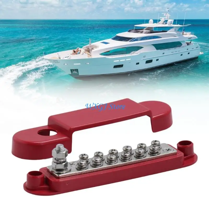 37JE 12 Post Power Distribution Block Terminal with Cover 150A Marine Terminal, Battery Terminals Distribution Block
37JE 12 Post Power Distribution Block Terminal with Cover 150A Marine Terminal, Battery Terminals Distribution Block