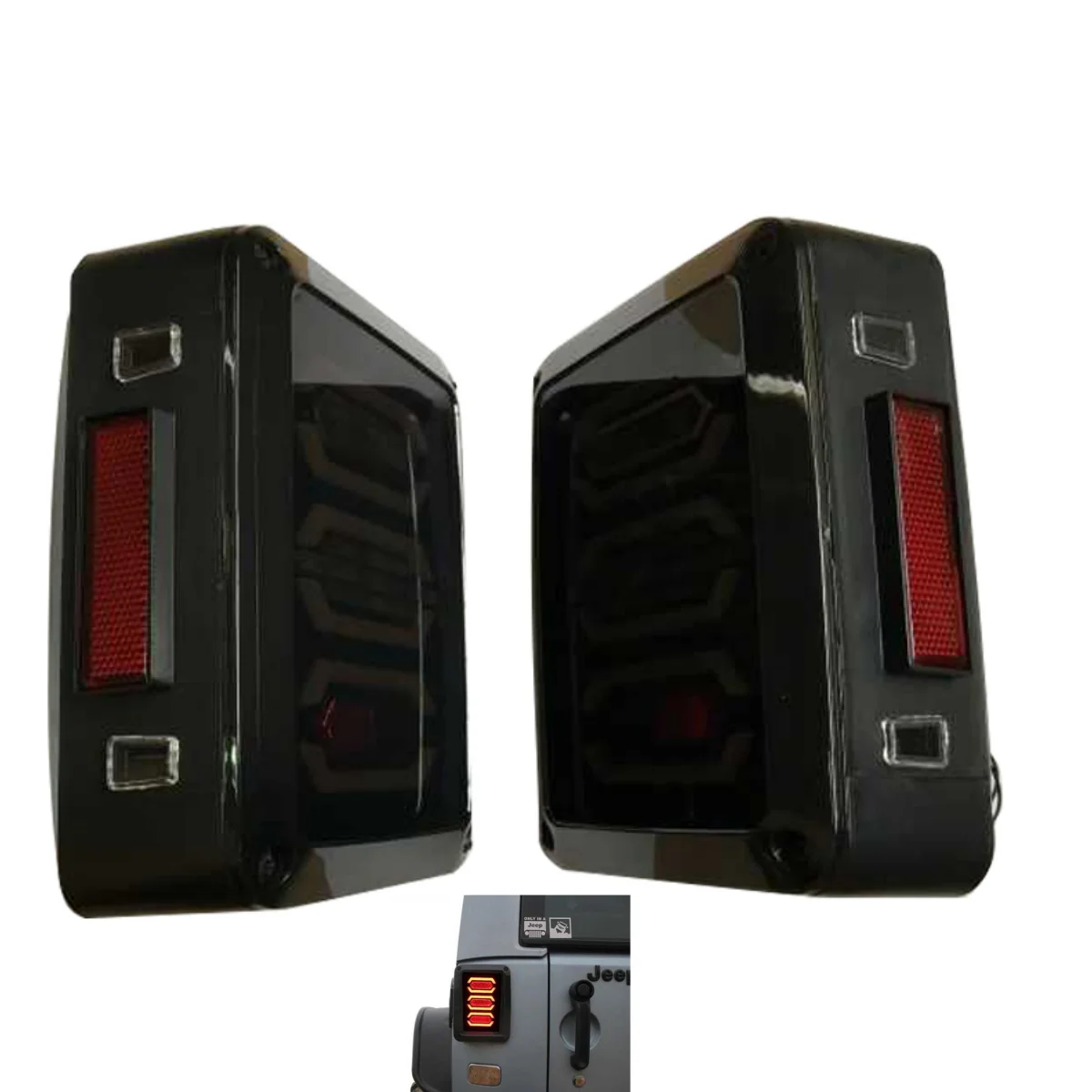 Lantsun LED Tail Lights ABS Taillight LED Rear Rear Lamp Brake Lights for Jeep for Wrangler JK2007-2017 J146
Lantsun LED Tail Lights ABS Taillight LED Rear Rear Lamp Brake Lights for Jeep for Wrangler JK2007-2017 J146