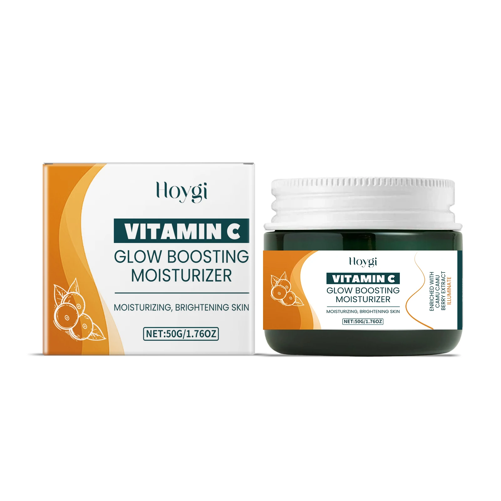 Vitamin C Glow Boosting Moisturizer - Brightening Face Cream with Camu Camu Berry | Hydrating & Illuminating Daily Moisturizer
Vitamin C Glow Boosting Moisturizer - Brightening Face Cream with Camu Camu Berry | Hydrating & Illuminating Daily Moisturizer