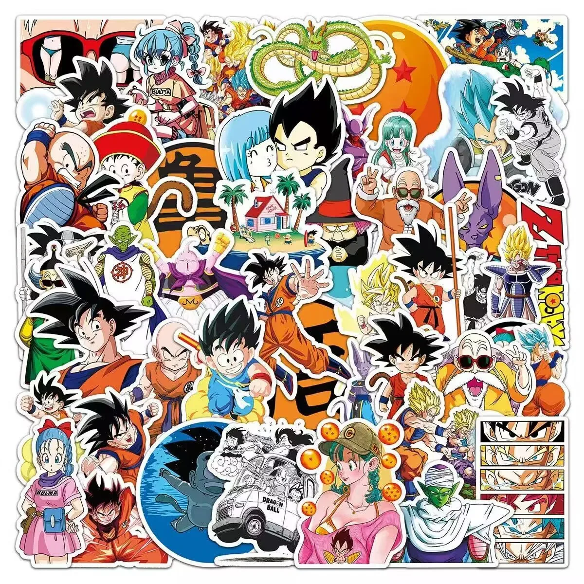 100pcs Anime Dragon Ball Stickers for Kids DIY Graffiti Skateboard Laptop Water Bottle Motorcycle Cartoon Toy Decals Sticker
100pcs Anime Dragon Ball Stickers for Kids DIY Graffiti Skateboard Laptop Water Bottle Motorcycle Cartoon Toy Decals Sticker